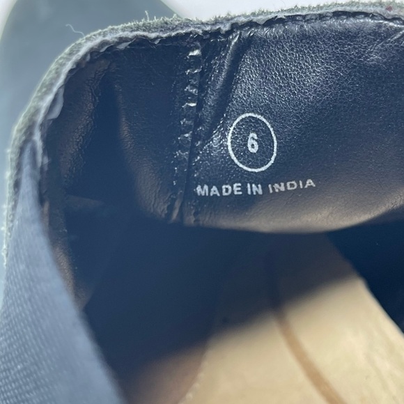 ASOS Boots Mens 6 Chelsea Navy Nubuck Leather Elastic Sides Heel Grip Tread Tab - Picture 10 of 14